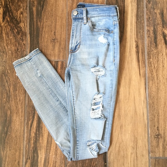 Aeropostale Denim - NWOT High Waisted Light Wash Denim Jeans